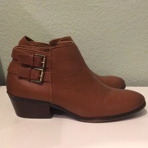 Sam Edelman cognac booties